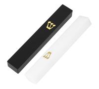 Operitacx 2 Unidades Mezuzá Acrílica para Puerta con Pergamino Adorno Judío Vintage para Bendición Familiar Decoración Espiritual para Entrada y Regalo de Casa Nueva