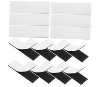 Operitacx 20 Pares adhesivo sujetador pegajoso cinta de gancho y bucle cortinas de ventana cinta magnética cintas gancho y bucle de doble cara sello alfombra conectar