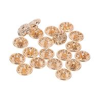 Operitacx 20 Piezas Botones de Metal para Costura Diy de Botones Duraderos para Ropa Suéteres y Decoración de Accesorios de Costura y Decorativos