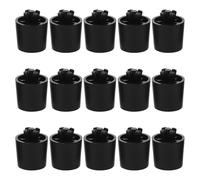 Operitacx 20 Unidades Almohadillas Antideslizantes para Cajas PC de Material Pe Negro Amortiguación y Compatibilidad para Estaciones Multimedia y Oficinas