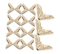 Operitacx 200 Piezas Protector de Esquinas para Libros Vintage de Hierro Protector Metálico Decorativo para Álbumes Cuadernos y Scrapbooking Esquinas Triangulares Resistentes