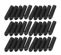 Operitacx 200 Piezas Tapones de Pvc Flexibles para Tornillos de 3mm, Protectores de Rosca Negros para Aislamiento Eléctrico y Protección de Muebles en Piezas de Automóvil