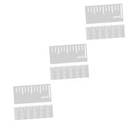 Operitacx 21 Piezas Plantilla De Escala De Regla Plantilla De Regla De Crecimiento De Tabla De Crecimiento a De Pintura De Escala De Altura De a De