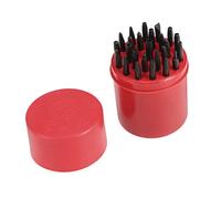 Operitacx 25piezas Herramientas De Punzón Relojero Kit De Prensador y Perforador para Relojeros Cajita De Fácil De Transportar