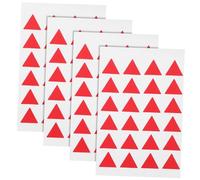 Operitacx 288 Pegatinas Triangulares Adhesivas De Clasificación Etiquetas Decorativas Para Oficina y 288 Piezas Color Rojo Adecuado Para y Archivos