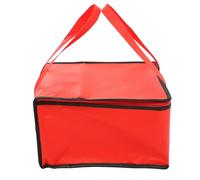 Operitacx 2piezas Bolsa Térmica Portátil para Comida y Bebidas Gran Capacidad Aislante para Llevar Almuerzo y Pizza Roja Picnic y Trabajo