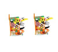 Operitacx 2piezas Libro De Sensorial Para Bebés De Animales Juguete Educativo Interactivo Para Estimulación Temprana y Desarrollo Cognitivo Animales De Granja