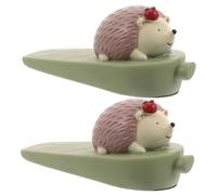 Operitacx 2piezas Topes De Puerta Creativos Forma De Animal Topes De Puerta Bonitos De PVC para Interiores Protectores De Pared Anticolisión para Alfombras y Suelos Duros