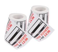 Operitacx 2rollos Pegatinas Adhesivas Impermeables para Recordatorio de Mantenimiento de Coche de Etiquetas para Cambio de Aceite Resistentes al Clima Autoadhesivas para Vehículos y Suv
