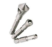 Operitacx 3 Brocas Avellanadoras Para Ranurar Metal Para Carpintería Desbarbar Y Avellanar Agujeros De Acero Plateado