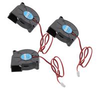 Operitacx 3 Piezas 5015 Accesorio de Impresora Accesorios DC Impresora 3D Cooling Fan Ventilador refrescante Ventilador del radiador soplador Industrial Corriente Continua cc12v