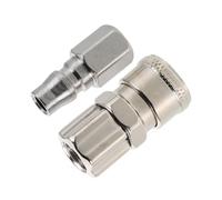 Operitacx 3 piezas Conector Rápido de Manguera de Aire de Adaptador Neumático de Alta Durabilidad Compatible con Mangueras de Aire Diseño Compacto para Rápidas y Prácticas