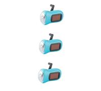 Operitacx 3 Piezas Linterna de Emergencia Solar Portátil con LED Luz Multifuncional para Actividades Color Aleatorio Color Aleatorio