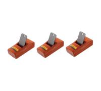 Operitacx 3 Piezas Mini Cepillo de Carpintero de Madera para Bricolaje Herramienta Manual Ergonómica para Pulido y Corte de Carpintería