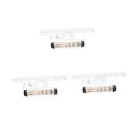 Operitacx 3 Piezas Regla De Regla Curva Francesa Regla Planeador Regla Plegable Regla Deslizante Gobernante Todopoderoso Báscula Portátil Multi Rodillos Kit De Regla El Plastico