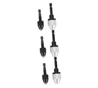 Operitacx 3 Series Adaptador De Broca Convertidor De Mandril Taladro Eléctrico Accesorios De Herramientas Garajes Y Compatible Con Brocas 2 Piezas X 3