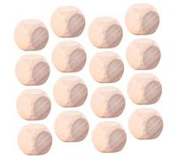 Operitacx 30 Piezas Dados de Madera para Manualidades DIY Cubos de Madera sin Terminar para Actividades Familiares Pintar y Personalizar