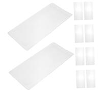 Operitacx 30 Piezas Fundas Transparentes para Marcapáginas Paquete de Soporte para Exposición de Marcapáginas Accesorios de Bricolaje para Libros para Estudiantes y Lectores