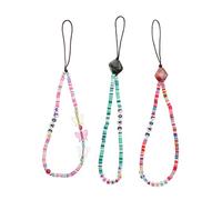 Operitacx 3piezas Cordón De Muñeca Teléfono Correa De Pulsera Colgar Teléfono Movil Cinta Movil Colgar Cordón Correa Cuello Cuerda Diseño Anticaídas Decorativo