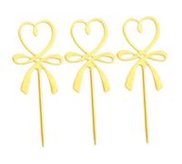 Operitacx 3piezas Cuchara Para Remover Lacre y Varillas Agitadoras De Acero Inoxidable Varilla Para Mezclar Cera Caliente Con Arco Decorado Para Manualidades De Lacre Casa