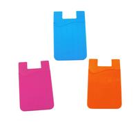 Operitacx 3piezas Pegatina para Tarjeta de Teléfono Móvil Monedero Adhesivo para Teléfono Monedero para Celular de Silicona para Llevar Tarjetas el Móvil Compatible con Modelos Generales