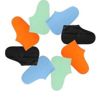 Operitacx 4 Pares Cubrezapatos Cobertura Completa Reutilizables Impermeables de Látex y Antideslizantes y Lavables, Tallas 38-46 para Actividades al Aire Libre para Hombres y Mujeres