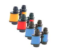 Operitacx 4 Piezas Binoculares Coloridos para Juguetes de Exterior Prismáticos Educativos Diversión la Colores Aleatorios Color Aleatorio