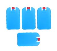 Operitacx 4 Piezas Bolsas para Hielo Reutilizables de 250ml en Pe para Camping y Eventos al Aire Libre, Enfriador Portátil Hielo para Mantener Frescura en Celebracion Verano