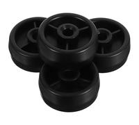 Operitacx 4 Piezas de Ruedas Giratorias Silenciosas para Accesorios de Fitness en Equipos de Gimnasio y Bicicleta Estática, Material PP y Pa para Fácil Movilidad en Casa o Gym