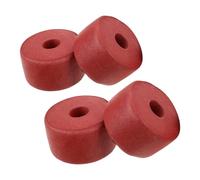 Operitacx 4 Piezas Flotadores para Pesca de Espuma de PVC Forma Cilíndrica, Fáciles de Instalar y Ligeros, Ideales para Redes de Pesca y Trampas para Cangrejos en Color Rojo