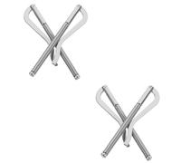 Operitacx 4 Piezas Porta Cheques Metálico Clip De Dinero En Efectivo Abrazadera De Fijación De Dinero Inserto De Clip De Resorte para Billetera Clip para Oficina Aleación De Zinc Silver