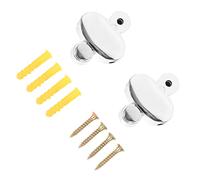 Operitacx 4 Piezas Soporte de Espejo Clips de Fijación para Montaje de Espejos Pared Tornillos para Baños y Salones de Belleza