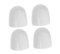 Operitacx 4 Piezas Tapa Decorativa para Tornillos de Inodoro Juego de Cubiertas para Tornillos de Suelo y Oculta Fijaciones de Inodoro Instalación Sin Herramientas