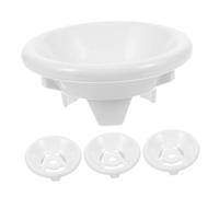 Operitacx 4 Piezas Tapón para Urinario Compacto Accesorio de Drenaje con Filtro Antiolor Tapa de Resistente para Baño Fácil Instalación y