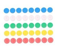 Operitacx 40 piezas Contadores Redondos Dos Colores Contadores Matemáticos Doble Cara para Herramientas Aprender Matemáticas para Aula y Hogar