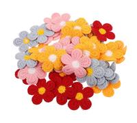 Operitacx 40 Piezas Material De Encaje De Bordado Apliques De Flores Bordadas Coser En Apliques De Parche Parches Para Ropa Coser Parches Bordados Tela