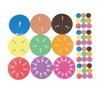 Operitacx 45 Piezas De Fracciones Manipulables Círculos De Fracciones Manipulables Azulejos Matemáticas Cotidianas Círculo Matemáticas Conteo Montessori