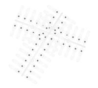 Operitacx 48 Piezas Tarjeta Magnética para Gel de Uñas 24 Colores, Compacto y Portátil, Fácil de Desmontar y Reemplazar, Adecuado para Estudios y Aprendizaje de Arte de Uñas para