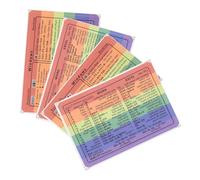 Operitacx 4hojas Pegatinas De Atajos De Teclado para Portátil De Calcomanía Autoadhesiva De Acceso Directo Pegatinas De Consejos para Computadora Reemplazo De Vinilo Sin Residuos