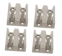 Operitacx 4Piezas Guía Inferior para Ducha de Vidrio de Topes de Seguridad Mecanismo de Fijación Compatible con Diversas Mamparas de Ducha