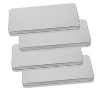 Operitacx 4piezas Soporte Metálico Organizador De Almacenamiento Funda Protectora Caja Decorativa Almacenamiento Para Teléfonos