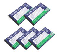 Operitacx 5 Bloc de Recibos Comerciales de 2 Partes, Libro de Pedidos para Pequeñas Empresas, Formulario de Factura Minorista Autocopiativo, Gestión de Recibos y Registro de Gastos, Formato