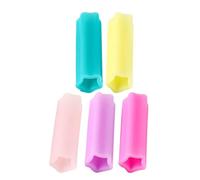 Operitacx 5 Fundas Protectoras de Silicona Color Aleatorio Accesorios para Manicura Profesional Que Previenen Rayaduras y Personalizan el Kit de Uñas para Tijeras y Alicates