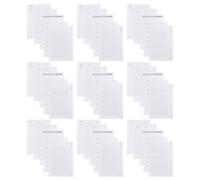 Operitacx 5 juegos de páginas recargables para agenda: papel de recambio para lista de tareas A5 - Insertos para agenda semanal, mensual y diaria sin fecha, papel para carpeta, diario o cuaderno