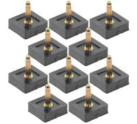 Operitacx 5 Pares de Puntas de Talón para Tacones Altos, Silenciosas y Duraderas, Diseño Ergonómico para Mujer, para Reparaciones en Zapatos de Tacón para Fiestas y Trabajo