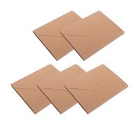 Operitacx 5 Piezas Álbum de Fotos Plegable Tipo Acordeón para Guardar Recuerdos, Papel Kraft Resistente, Diseño DIY Adecuado para Viajes y Álbumes de Recuerdos