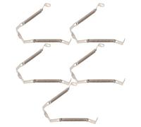 Operitacx 5 Piezas Soporte Antivibración Metálico para Válvulas El84 y 6ca4 Estructura de Clip de Resorte para Amplificadores Vintage Estudio Color Plata