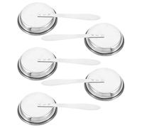 Operitacx 5 Piezas Tapón de Vela de Acero Inoxidable para Apagar Velas y Lámparas de Aceite, Accesorio Seguro y Elegante para Decoración del Hogar y Prevención de Incendios