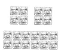 Operitacx 5 Series Cover De Los Pies del Sofá Almohadillas para Patas De Muebles Hardware De Montaje De La Pata De La Mesa Soportes De Montaje para Patas De Mesa Plata 4 Piezas X 5