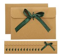 Operitacx 50 Pcs sobre Europeo Sobres De Tarjetas De Invitación Sobres De Negocios Tarjeta De sobre De Regalo Pendientes Bolsas De Embalaje Estilo Europeo Papel Kraft sobre Pequeño